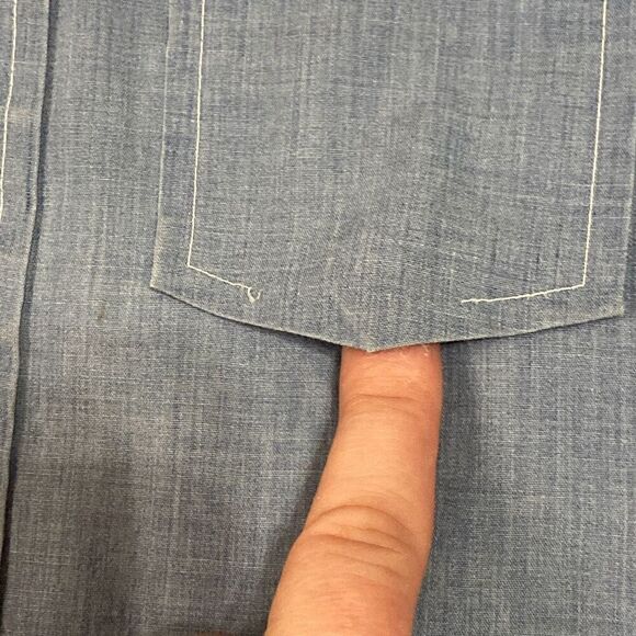 Vintage Kmart Permanent Press Western Cowgirl Embroidered Shirt Girls Size 6 - Picture 5 of 14